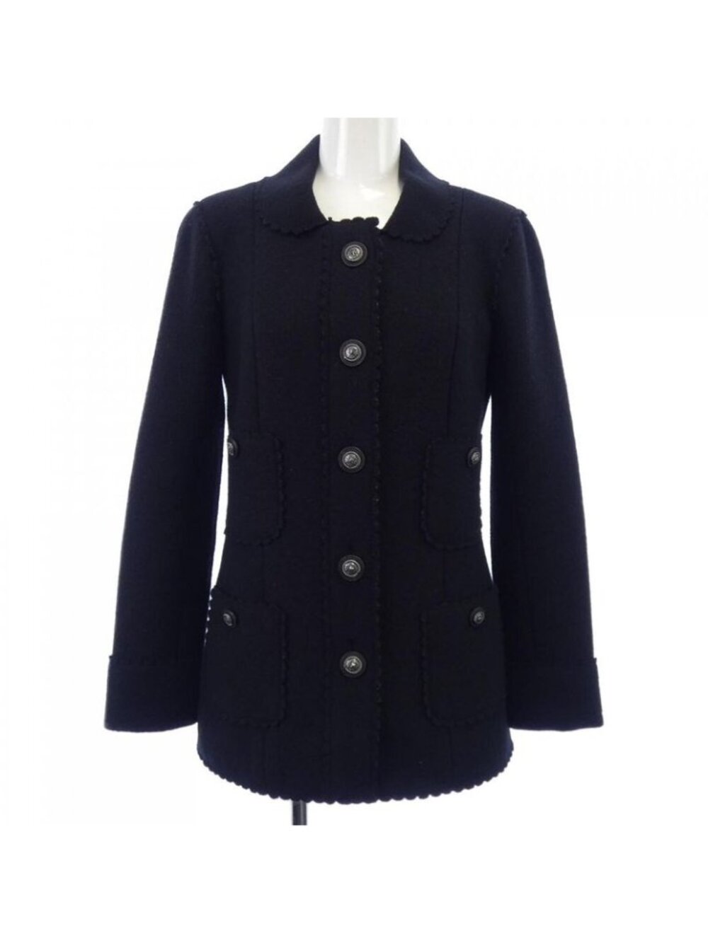 Chanel Size 34 Black Jacket